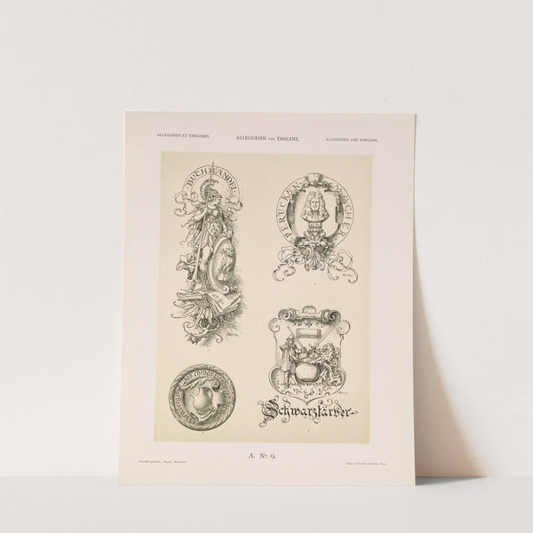 Allegorien und Embleme Vol. II Pl.010 (1882) by Albert Ilg