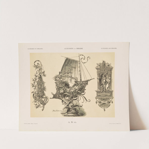 Allegorien und Embleme Vol. II Pl.011 (1882) by Albert Ilg
