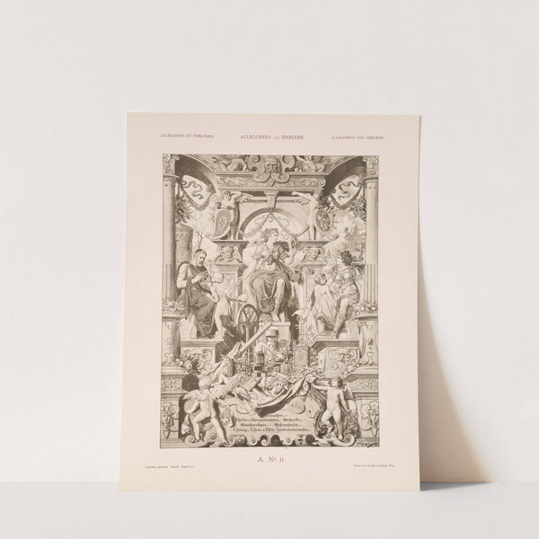 Allegorien und Embleme Vol. II Pl.012 (1882) by Albert Ilg