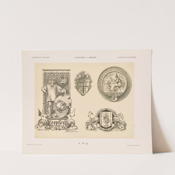 Allegorien und Embleme Vol. II Pl.015 (1882) by Albert Ilg