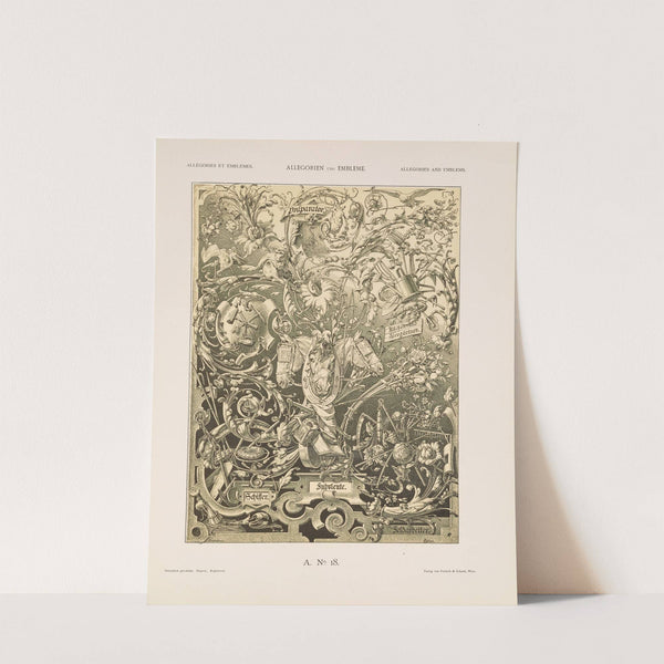 Allegorien und Embleme Vol. II Pl.019 (1882) by Albert Ilg