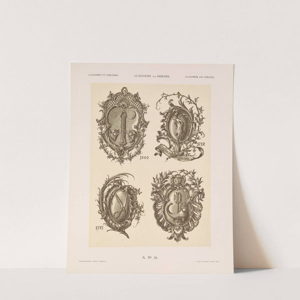 Allegorien und Embleme Vol. II Pl.022 (1882) by Albert Ilg
