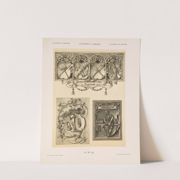 Allegorien und Embleme Vol. II Pl.024 (1882) by Albert Ilg