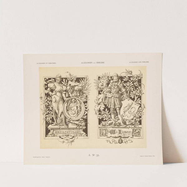 Allegorien und Embleme Vol. II Pl.040 by Albert Ilg