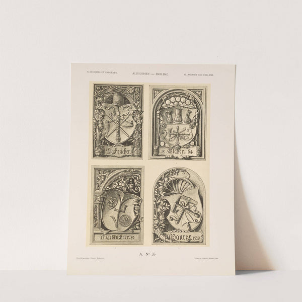 Allegorien und Embleme Vol. II Pl.042 by Albert Ilg