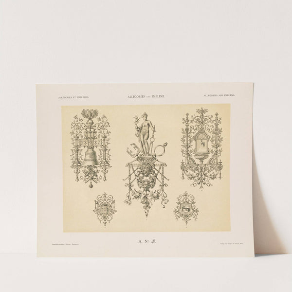 Allegorien und Embleme Vol. II Pl.054 by Albert Ilg