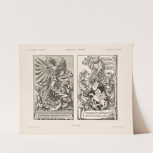 Allegorien und Embleme Vol. II Pl.055 by Albert Ilg