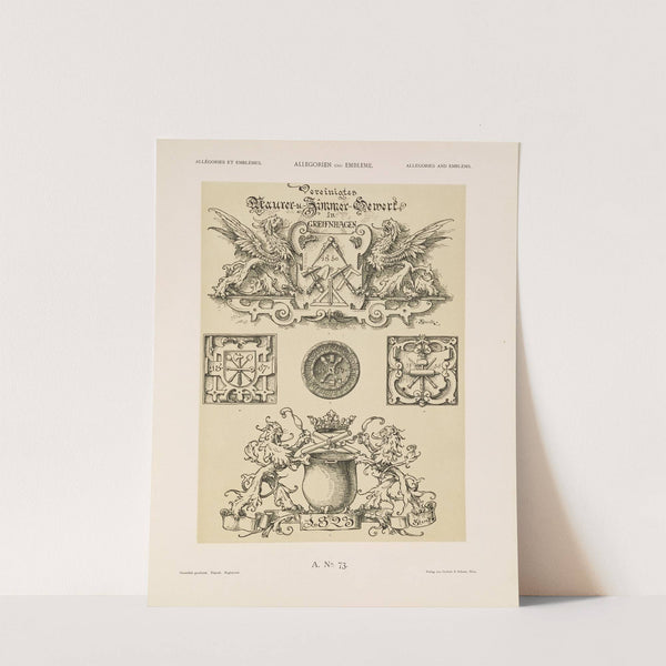 Allegorien und Embleme Vol. II Pl.083 by Albert Ilg