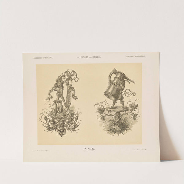 Allegorien und Embleme Vol. II Pl.084 by Albert Ilg