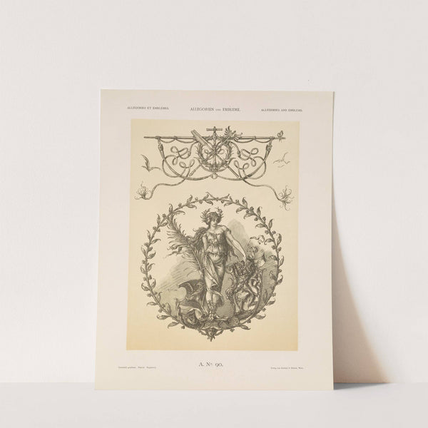 Allegorien und Embleme Vol. II Pl.100 by Albert Ilg