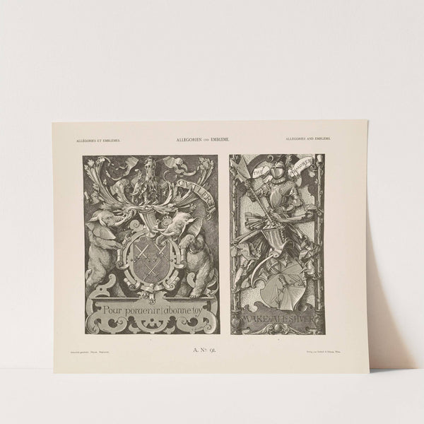 Allegorien und Embleme Vol. II Pl.101 by Albert Ilg