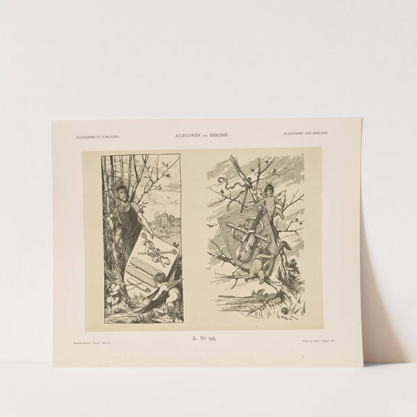 Allegorien und Embleme Vol. II Pl.102 by Albert Ilg