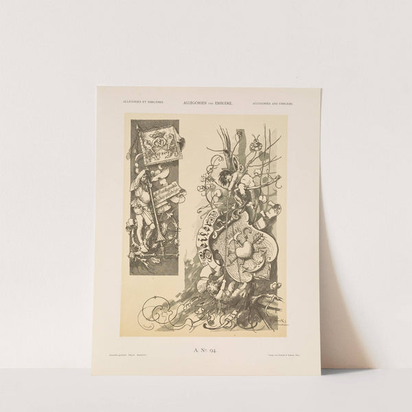 Allegorien und Embleme Vol. II Pl.104 by Albert Ilg