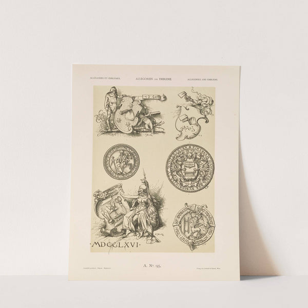 Allegorien und Embleme Vol. II Pl.105 by Albert Ilg