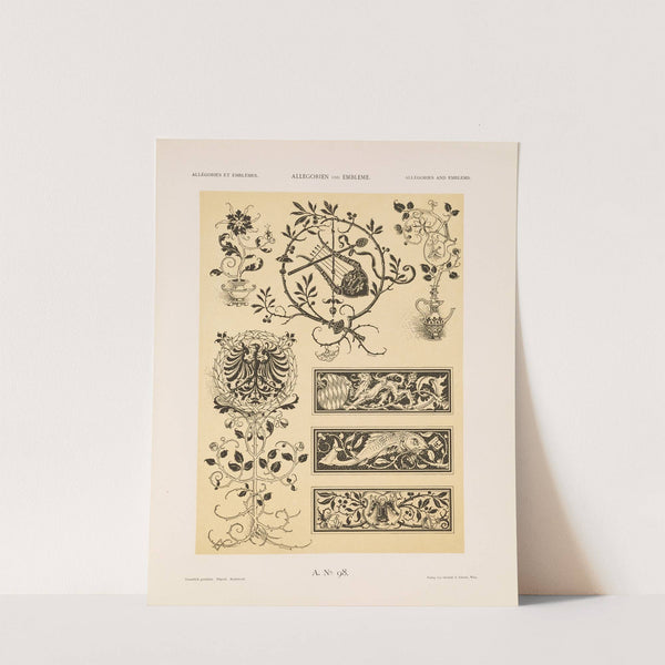 Allegorien und Embleme Vol. II Pl.108 (1882) by Albert Ilg
