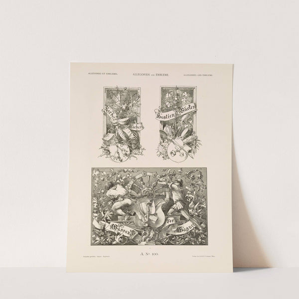 Allegorien und Embleme Vol. II Pl.110 (1882) by Albert Ilg