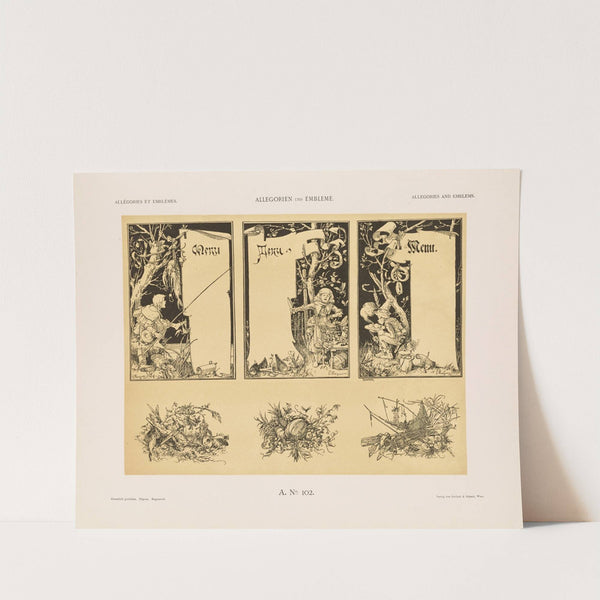 Allegorien und Embleme Vol. II Pl.112 (1882) by Albert Ilg