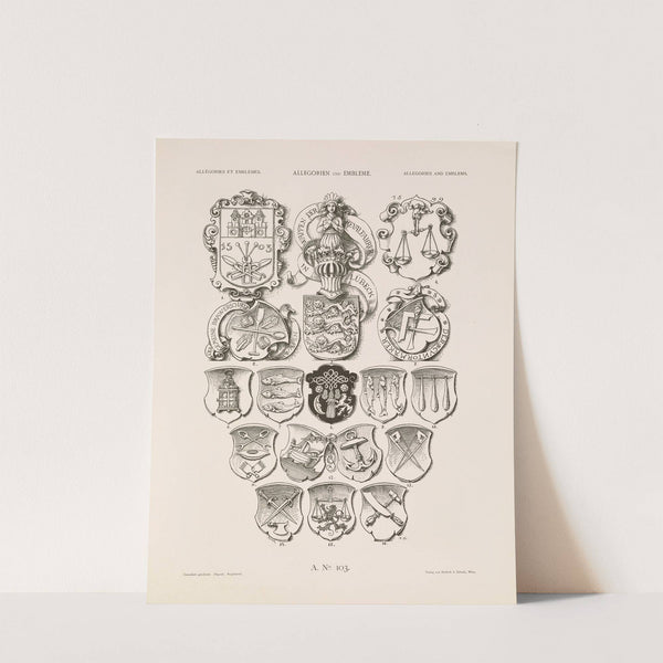 Allegorien und Embleme Vol. II Pl.113 (1882) by Albert Ilg