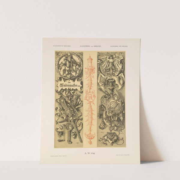 Allegorien und Embleme Vol. II Pl.114 (1882) by Albert Ilg