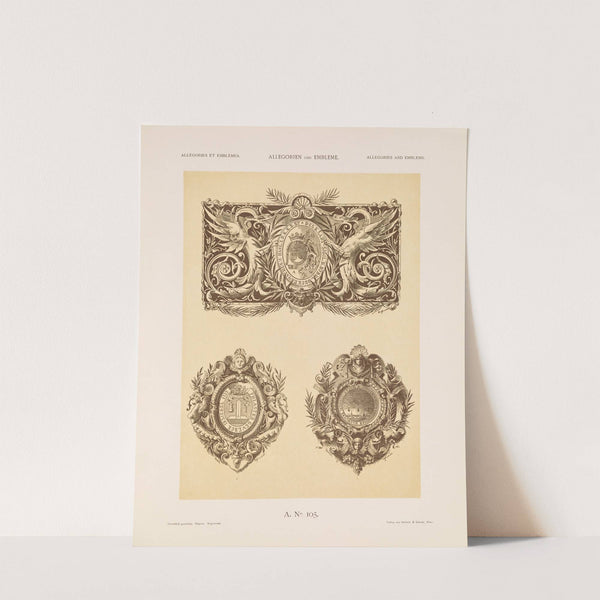 Allegorien und Embleme Vol. II Pl.115 (1882) by Albert Ilg