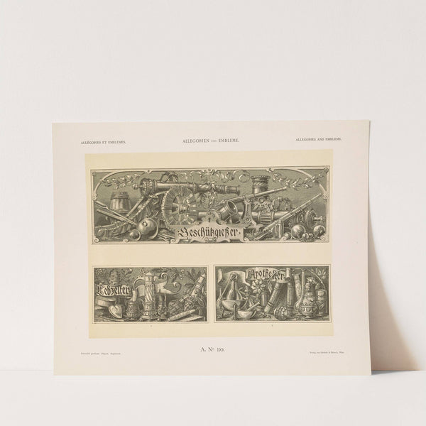 Allegorien und Embleme Vol. II Pl.120 (1882) by Albert Ilg