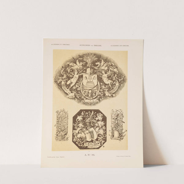 Allegorien und Embleme Vol. II Pl.122 (1882) by Albert Ilg