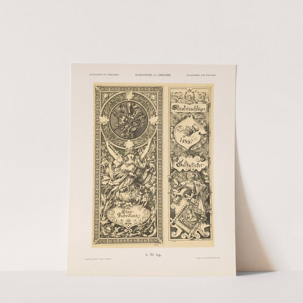 Allegorien und Embleme Vol. II Pl.124 (1882) by Albert Ilg
