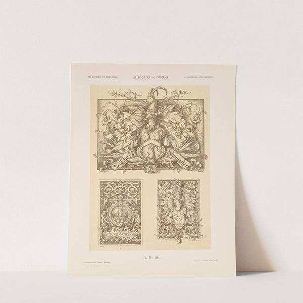 Allegorien und Embleme Vol. II Pl.126 (1882) by Albert Ilg