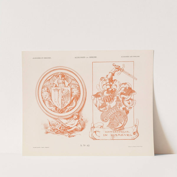 Allegorien und Embleme Vol. II Pl.127 (1882) by Albert Ilg