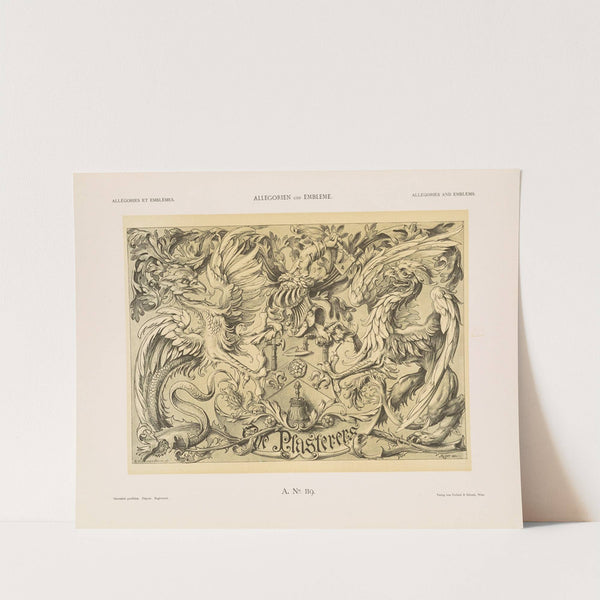 Allegorien und Embleme Vol. II Pl.129 (1882) by Albert Ilg