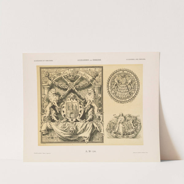 Allegorien und Embleme Vol. II Pl.130 (1882) by Albert Ilg