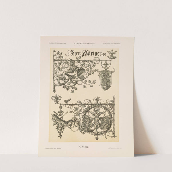 Allegorien und Embleme Vol. II Pl.135 (1882) by Albert Ilg