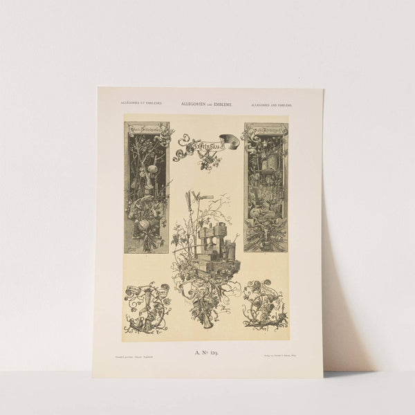 Allegorien und Embleme Vol. II Pl.140 (1882) by Albert Ilg