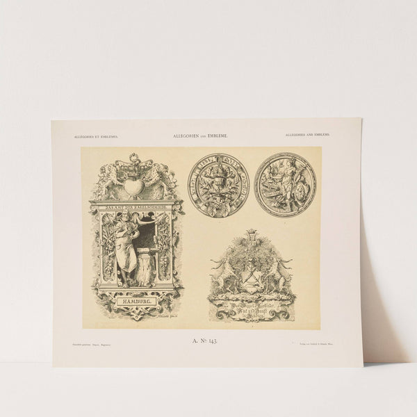 Allegorien und Embleme Vol. II Pl.154 by Albert Ilg