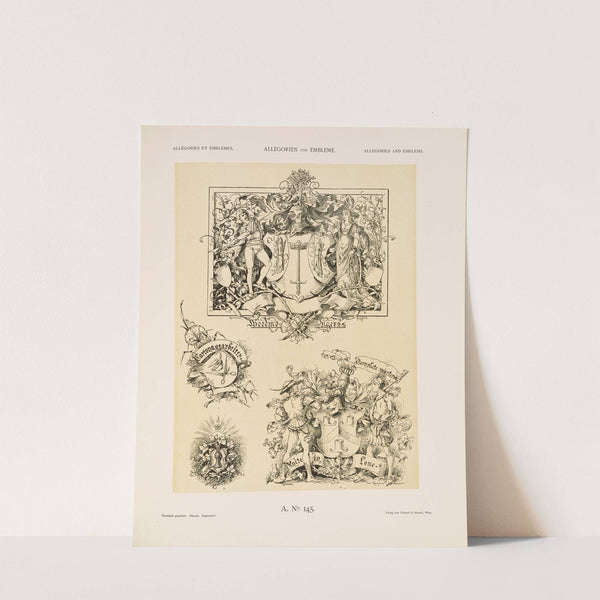 Allegorien und Embleme Vol. II Pl.156 by Albert Ilg