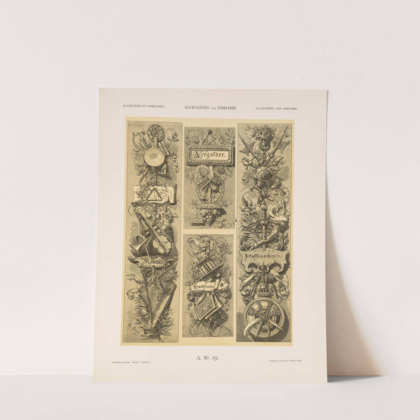 Allegorien und Embleme Vol. II Pl.162 by Albert Ilg