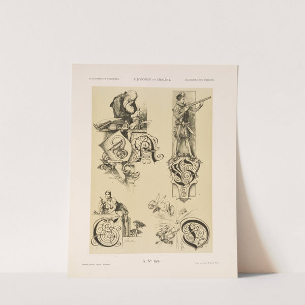 Allegorien und Embleme Vol. II Pl.171 (1882) by Albert Ilg