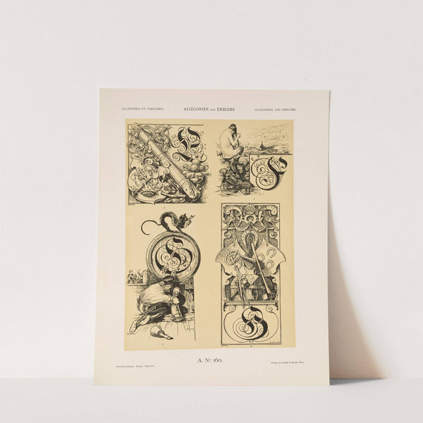 Allegorien und Embleme Vol. II Pl.172 (1882) by Albert Ilg