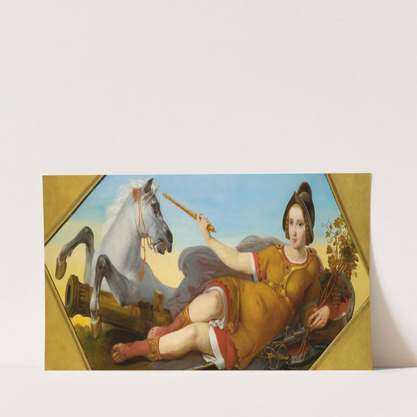 Allegories Of The Four Continents; Europe (1834) by François Dubois