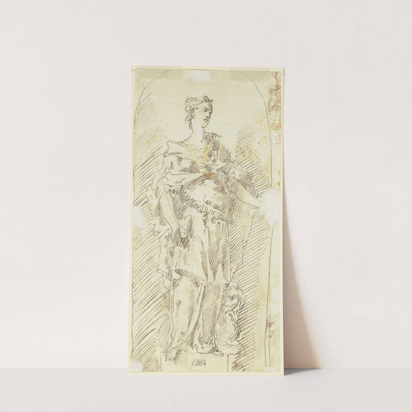 Allegorische Frauenfigur by Gaspare Diziani