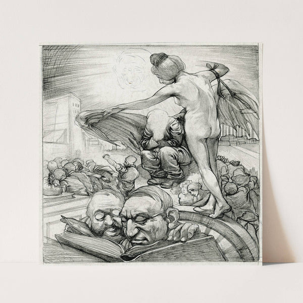 Allegorische voorstelling by Johannes Josephus Aarts