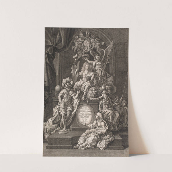 Allegorisk opstilling med Christian Gyldenløve by Andreas Reinhardt