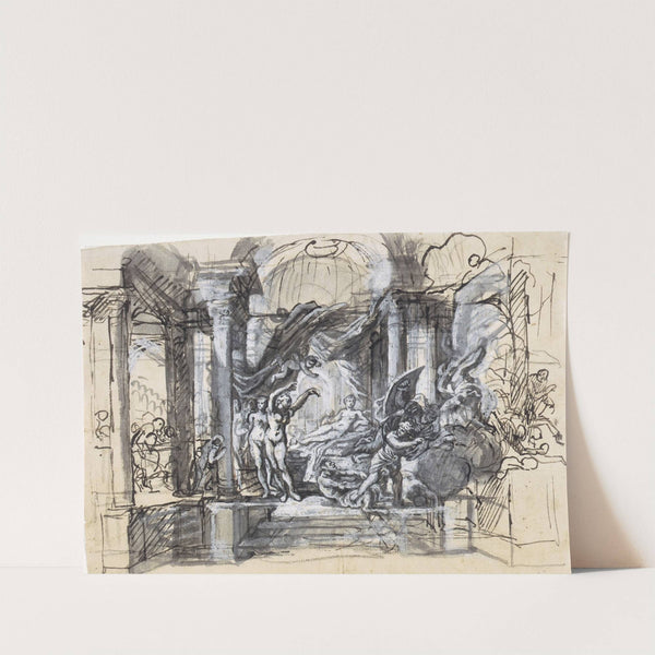 Allegorisk scene by Francesco La Marra