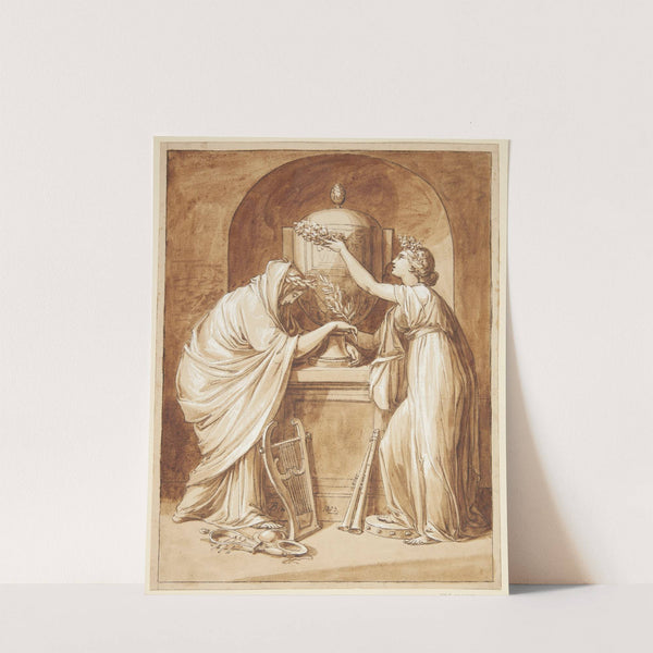 Allegorisk tegning by Joseph Bergler the Younger