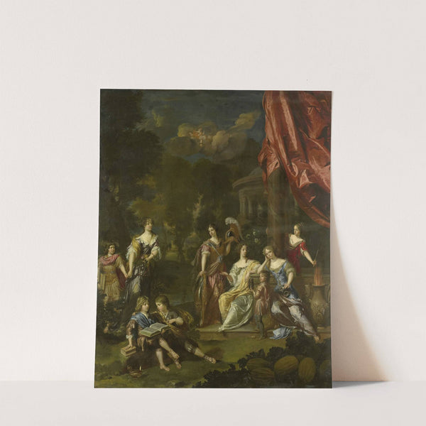Allegorizing Group Portrait of the Children of Diederic Pietersz van Leyden van Leeuwen, Burgomaster of Leiden, and Alida Paets (1679) by Daniël Mijtens The Younger