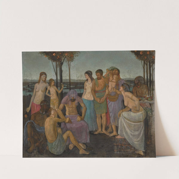 Allegory (circa 1911) by Mark Gertler