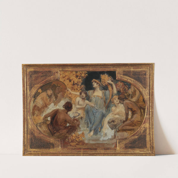 Allegory, ceiling sketch by Alois Hans Schram