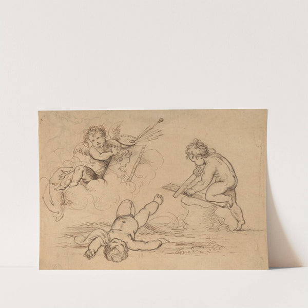 Allegory - Four Putti by Mather Brown