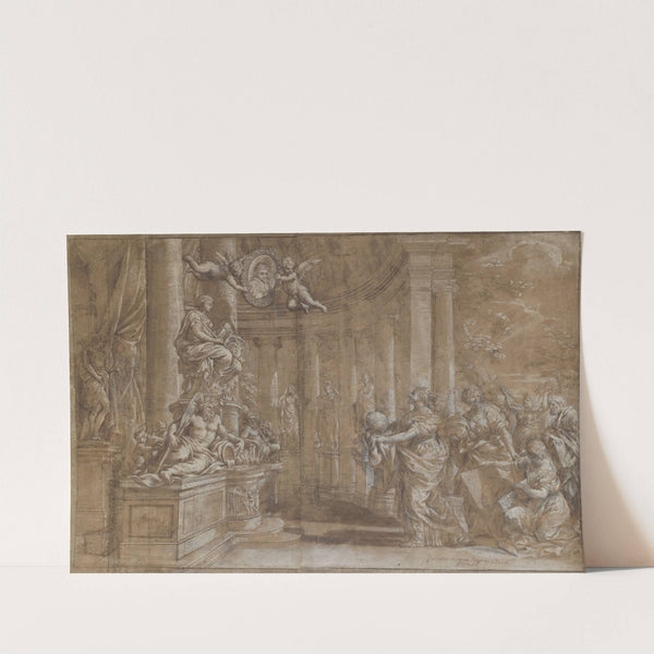 Allegory in Honor of Cardinal Antonio Barberini the Younger (1607-1671) by Pietro da Cortona