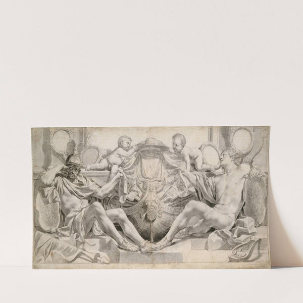 Allegory in Honor of Cardinal Richelieu (1641) by Charles Le Brun